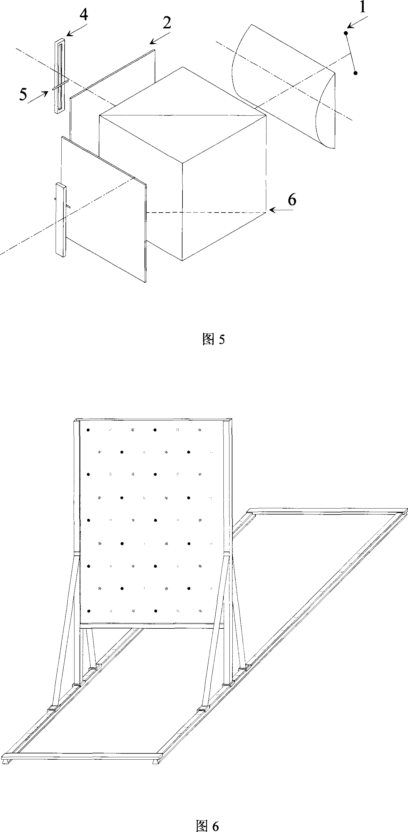 Linear array CCD spatial target posture based measuring systems and its measurement method