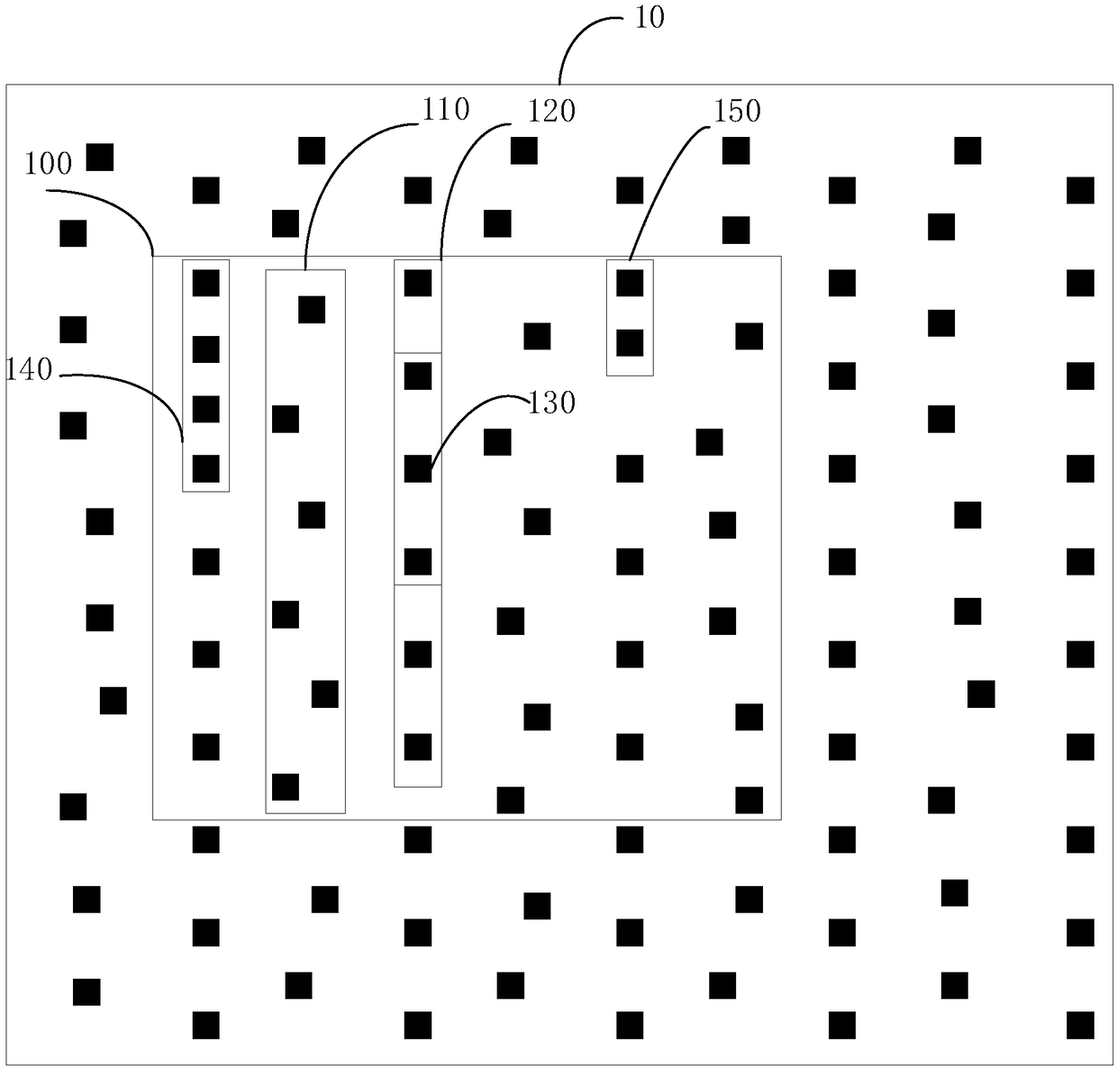 Dot-matrix two-dimensional code and coding and identification methods for dot-matrix two-dimensional code