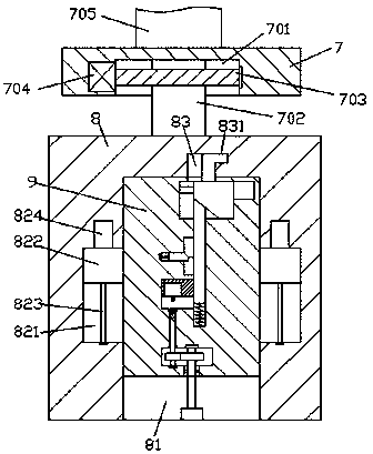 Production device used for letter box