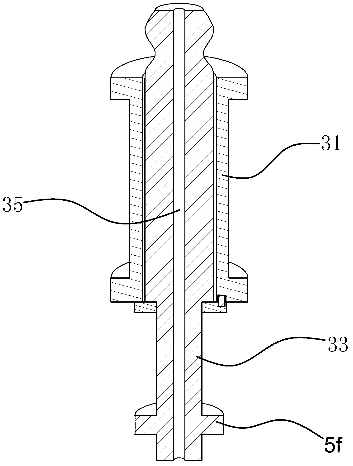 Silk covering machine