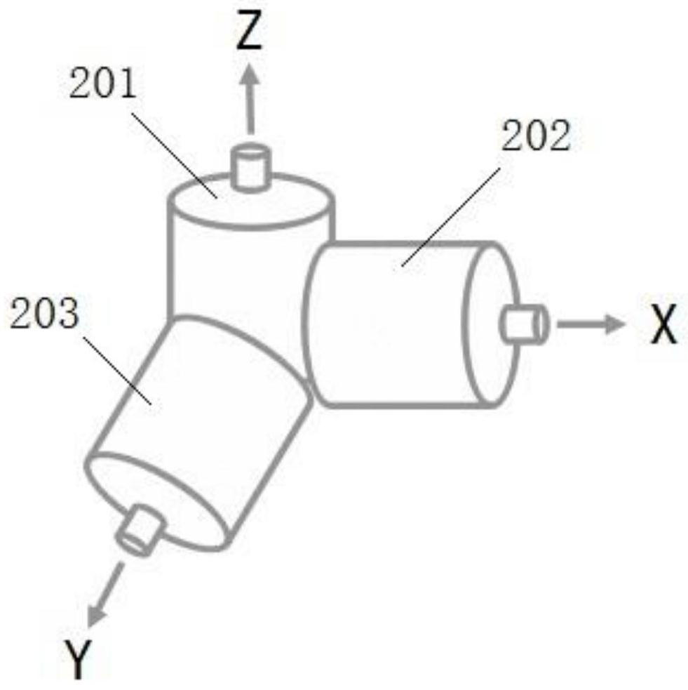 Integrated three-axis acquisition and storage device for low-frequency environment vibration signals