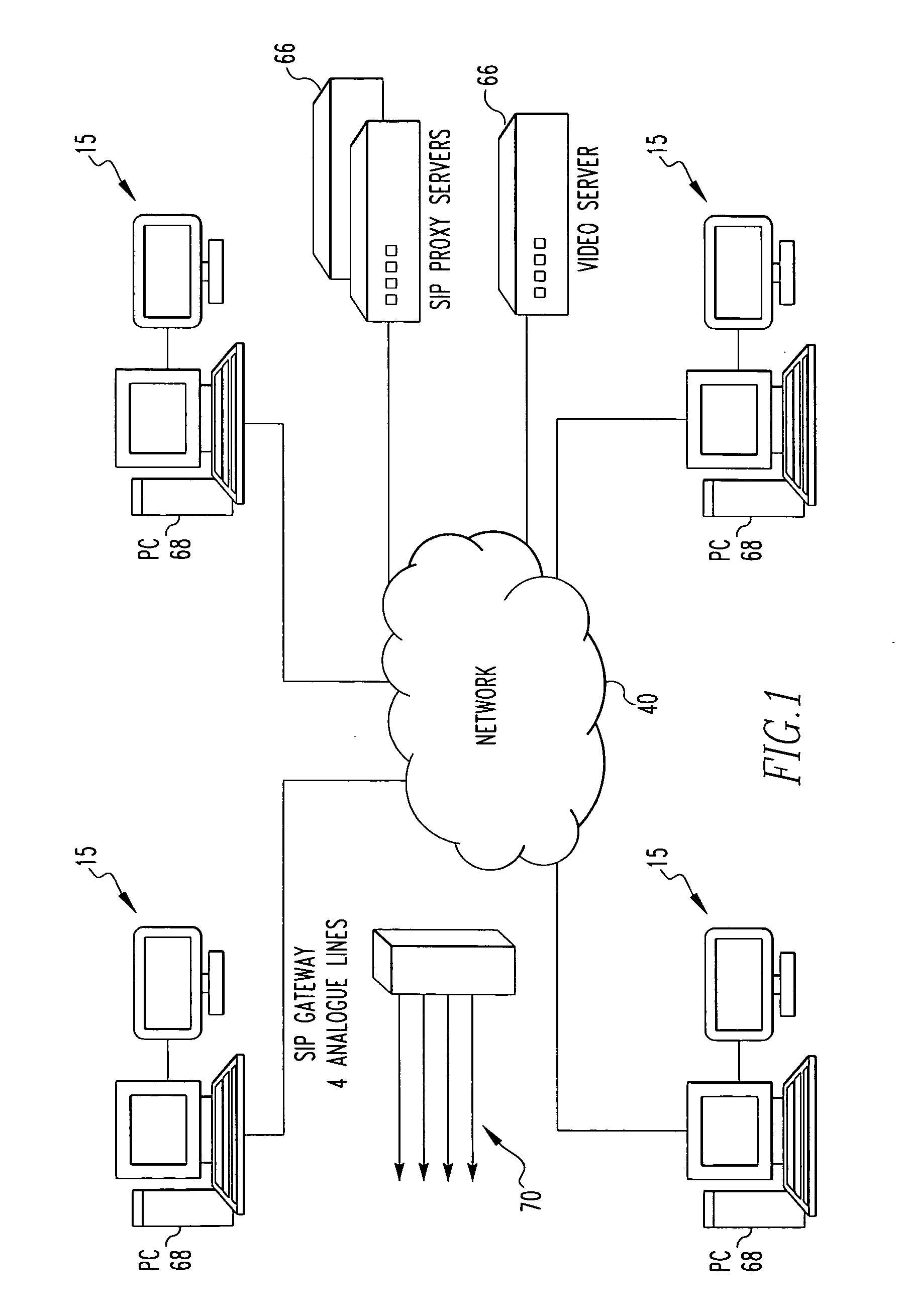 Videophone and method for a video call