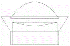 Small collimation system used for single-core surface mounted device LED