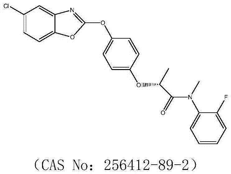 Weeding composition containing pyriminobac-methyl, penoxsulam and metamifop and preparation and application thereof