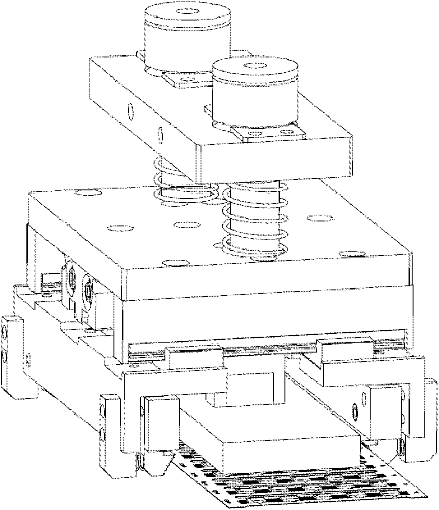 Grabbing manipulator system for semiconductor packaging equipment