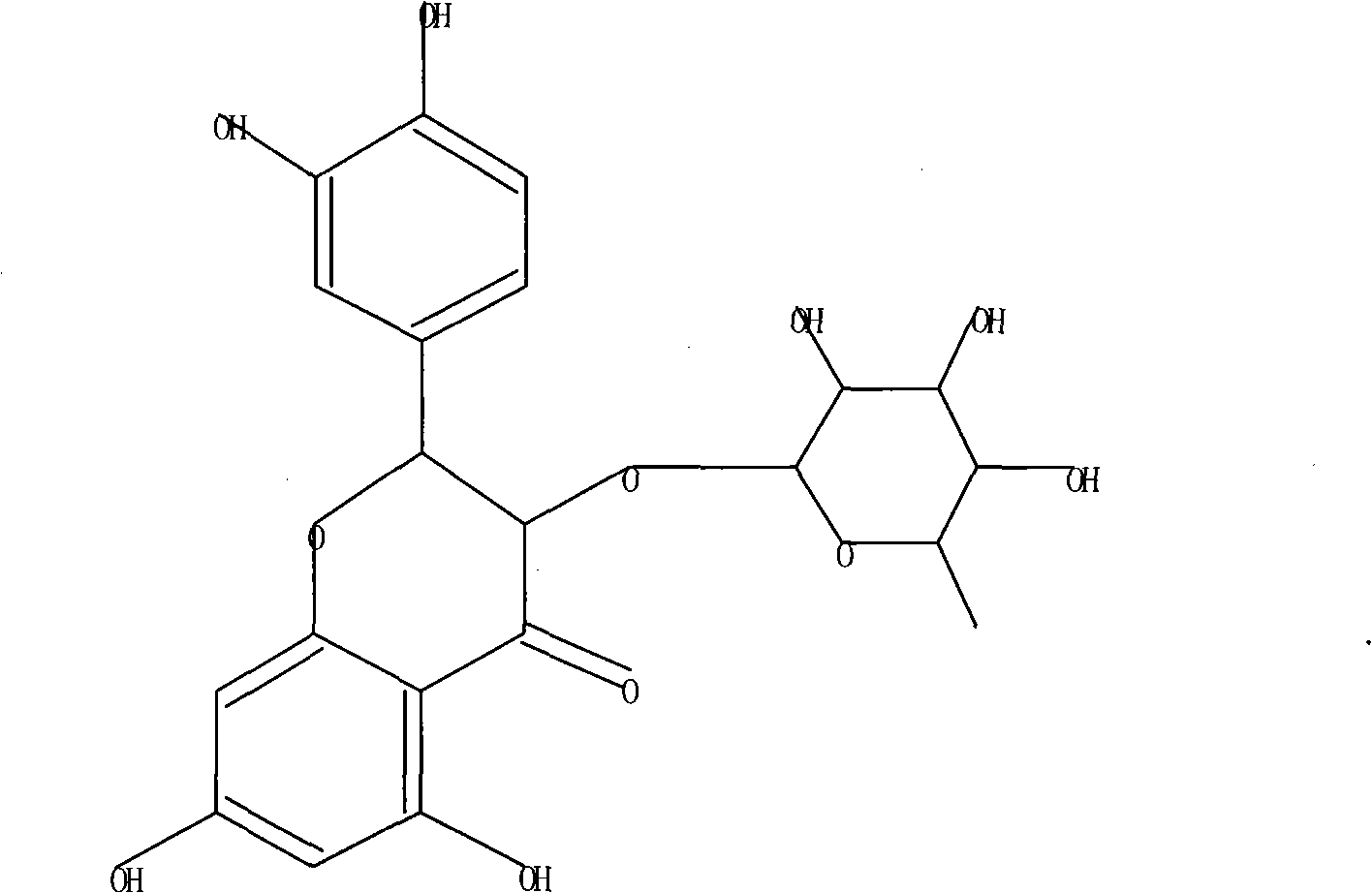 Preparation method of astilbin