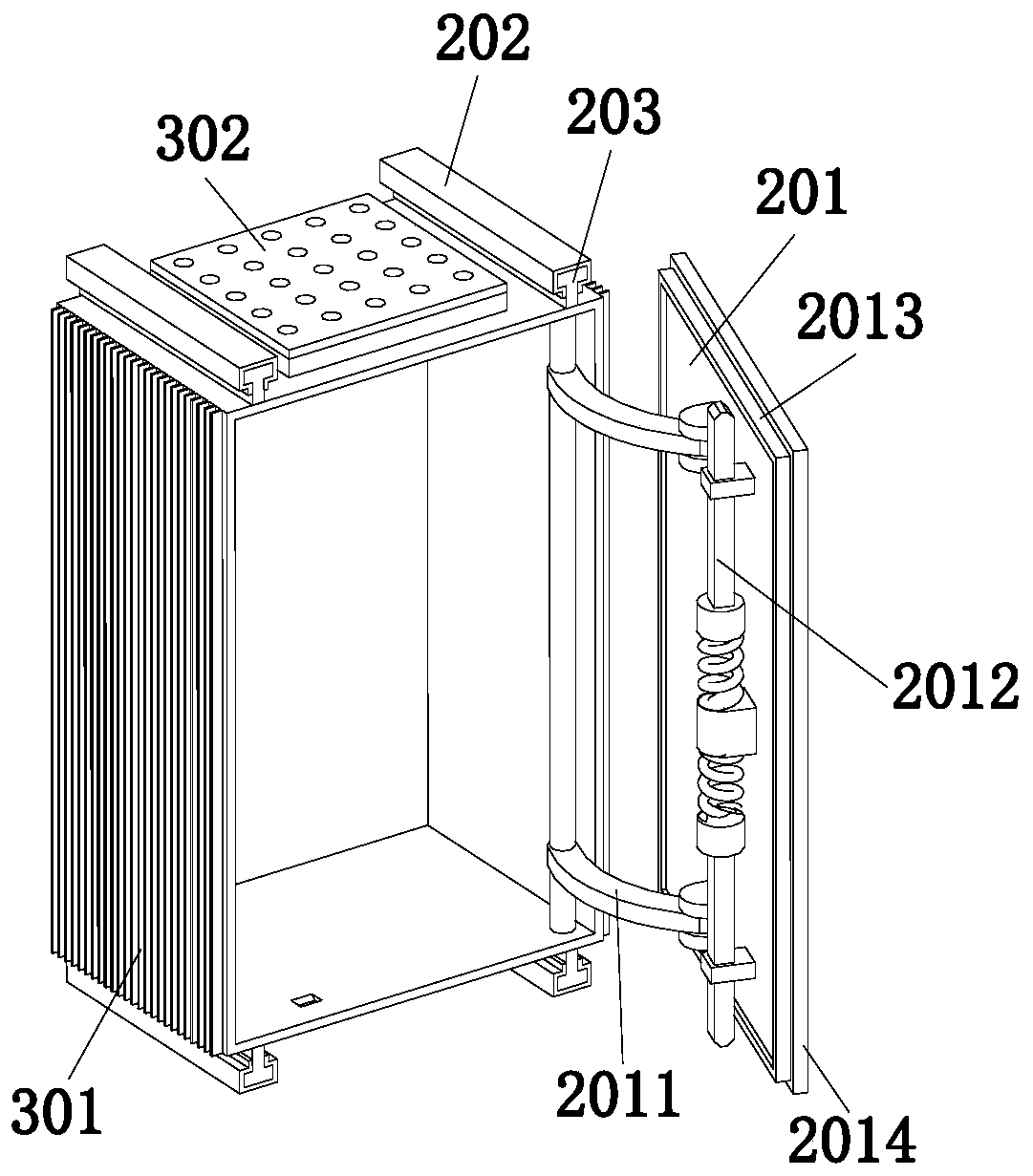 Waterproof and lightning-protection distribution box