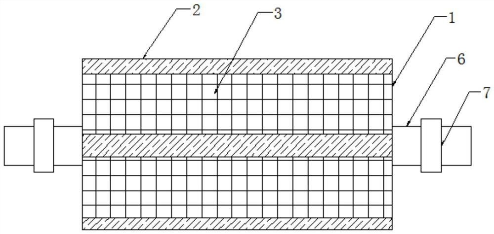 Screening cage for wheat scourer and using method of screening cage