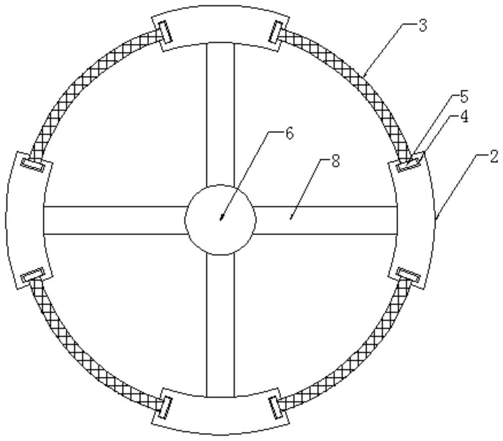 Screening cage for wheat scourer and using method of screening cage