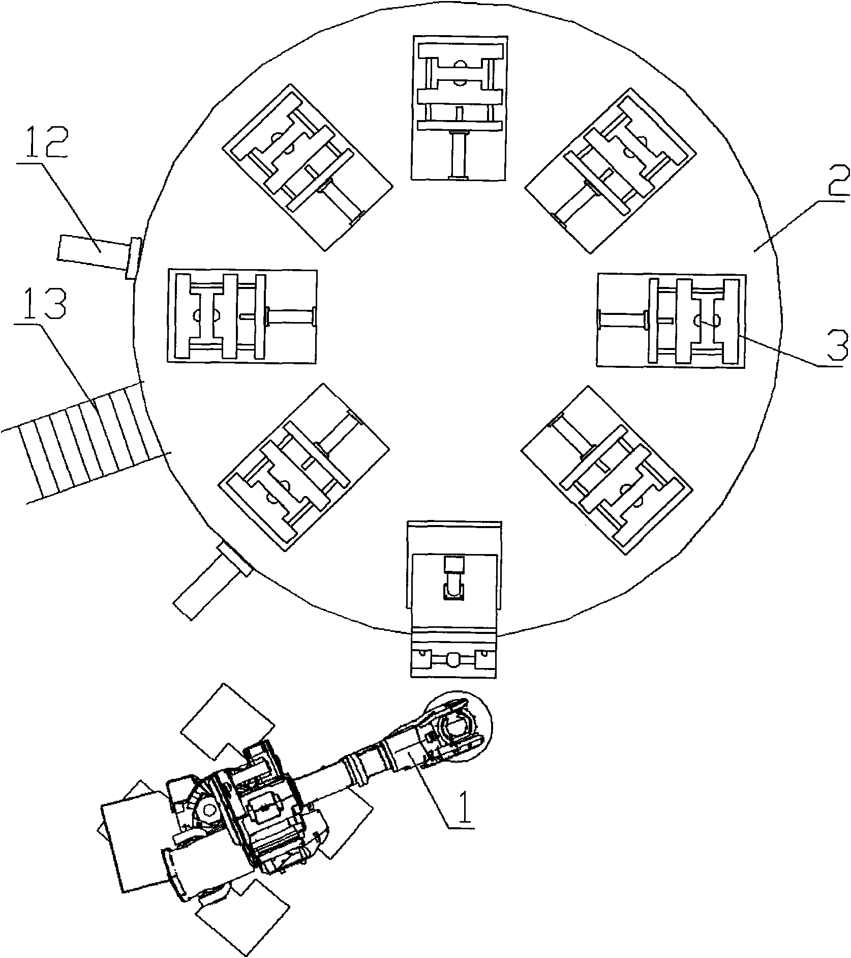 Multi-station casting machine