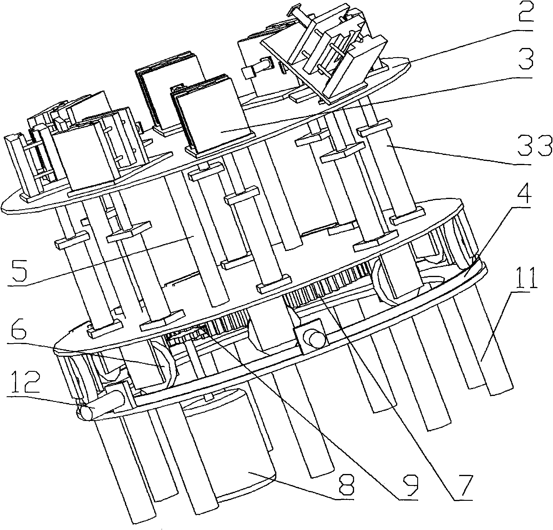 Multi-station casting machine