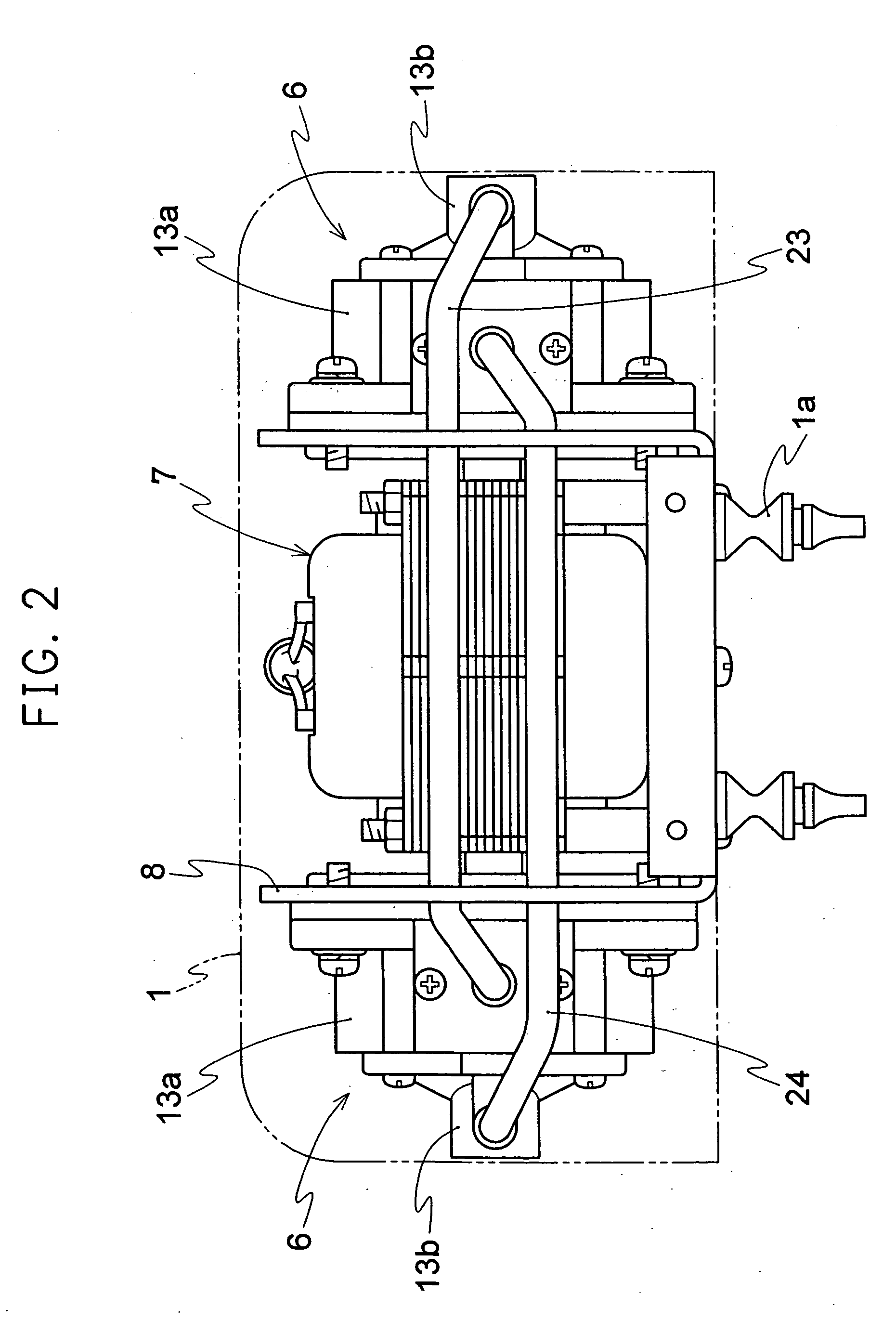 Electromagnetic vibrating type diaphragm pump