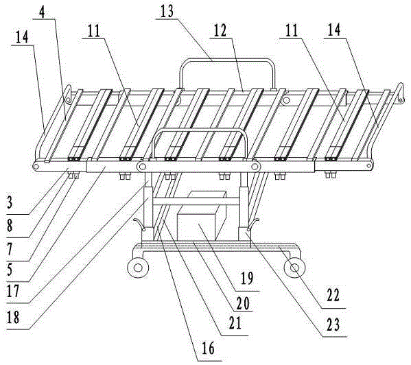 Arm type automatic transfer chair