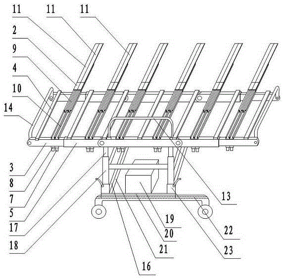 Arm type automatic transfer chair