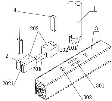 Reinforcement treatment structure for joint of squat queen post and beam of historic building