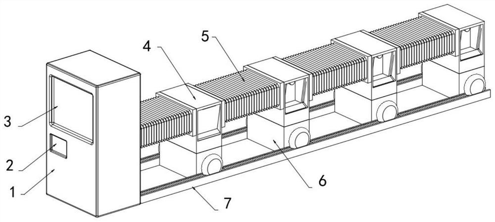 Charging pile shared by multiple new energy vehicles