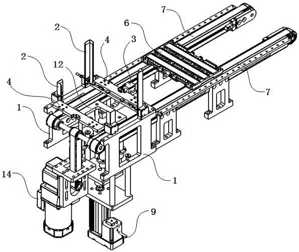 Automatic magnet assembly tray supply mechanism