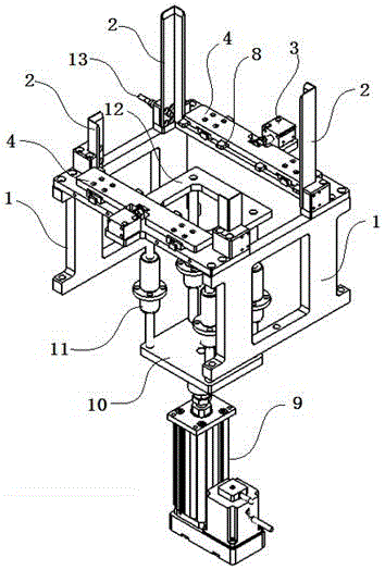 Automatic magnet assembly tray supply mechanism