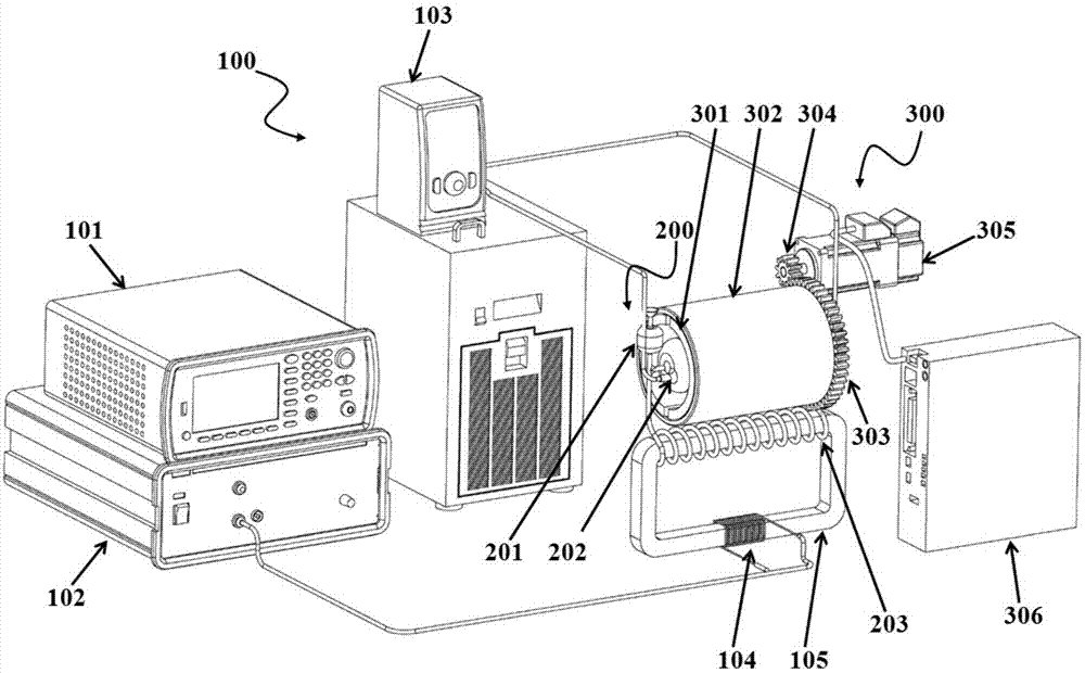 Inductive magnetic-electric biochemical reaction system and application thereof