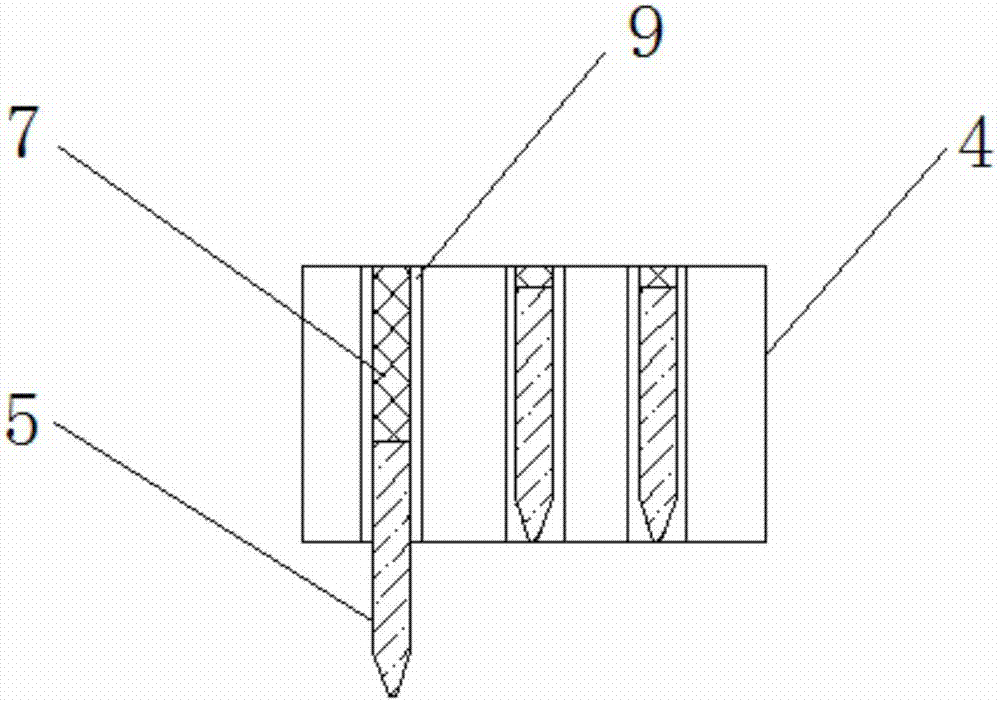 Drilling machine with multiple drill bits