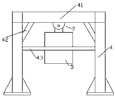 Garbage compression device