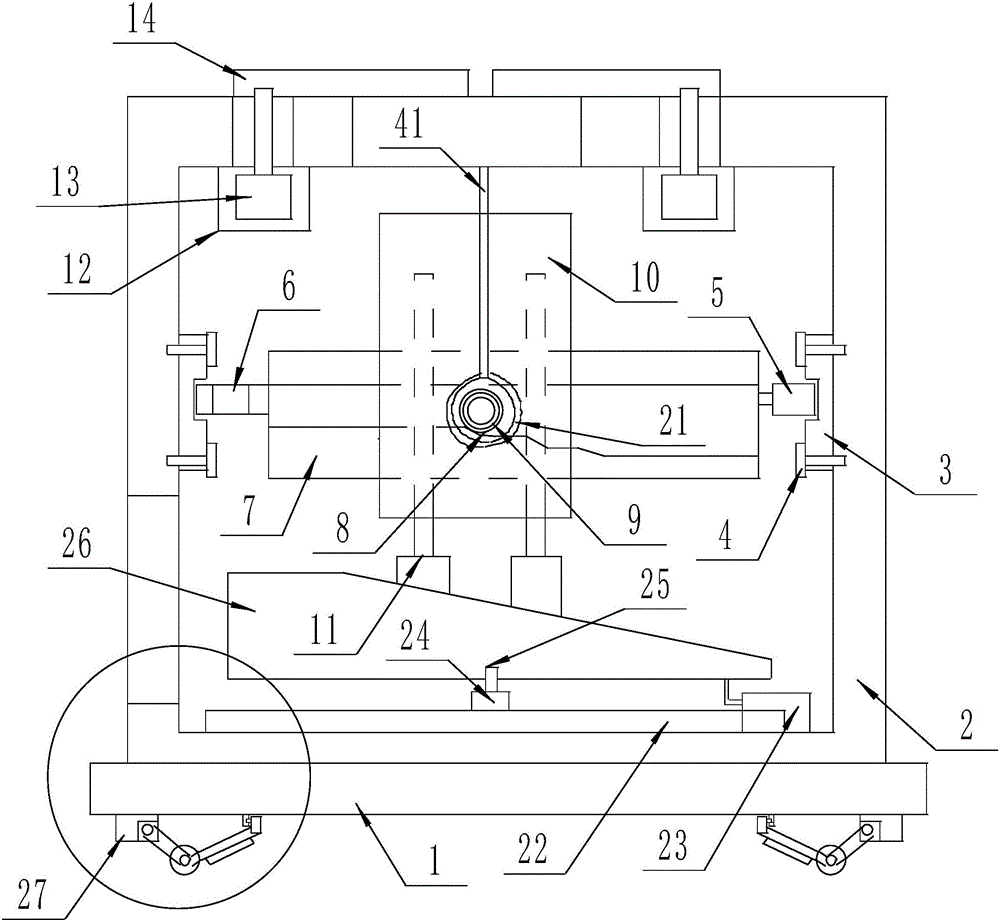 Multilayer-injection molding stepped mold device