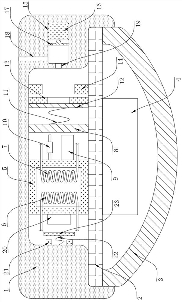 Induction type heat dissipation LED lamp