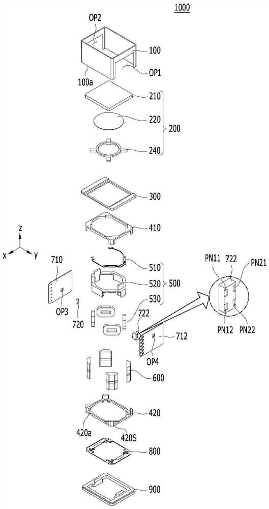 Lens module and camera module comprising same