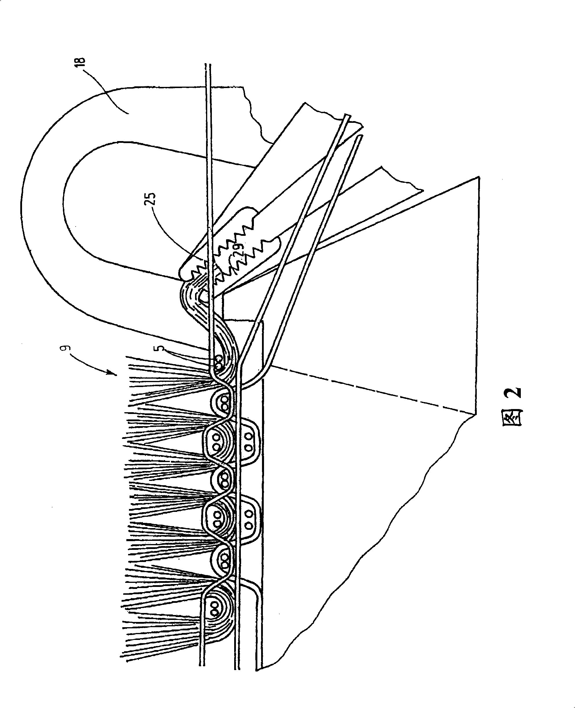 Gripper for an axminster loom