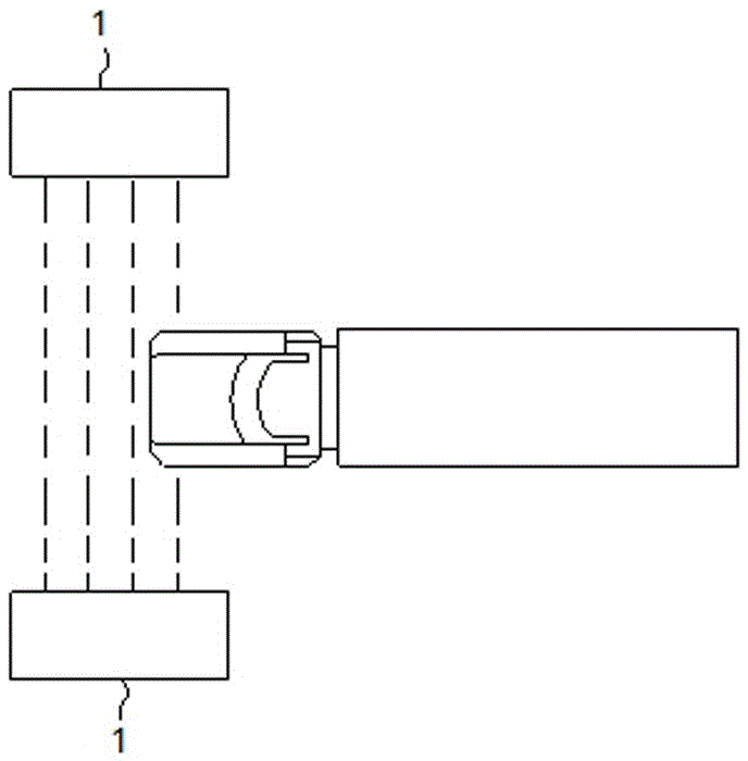 Examination method employed for special examination region management system of motor vehicle