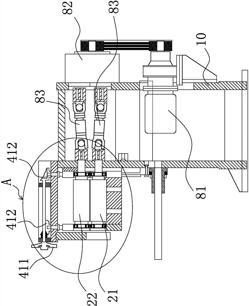 Edge rolling equipment