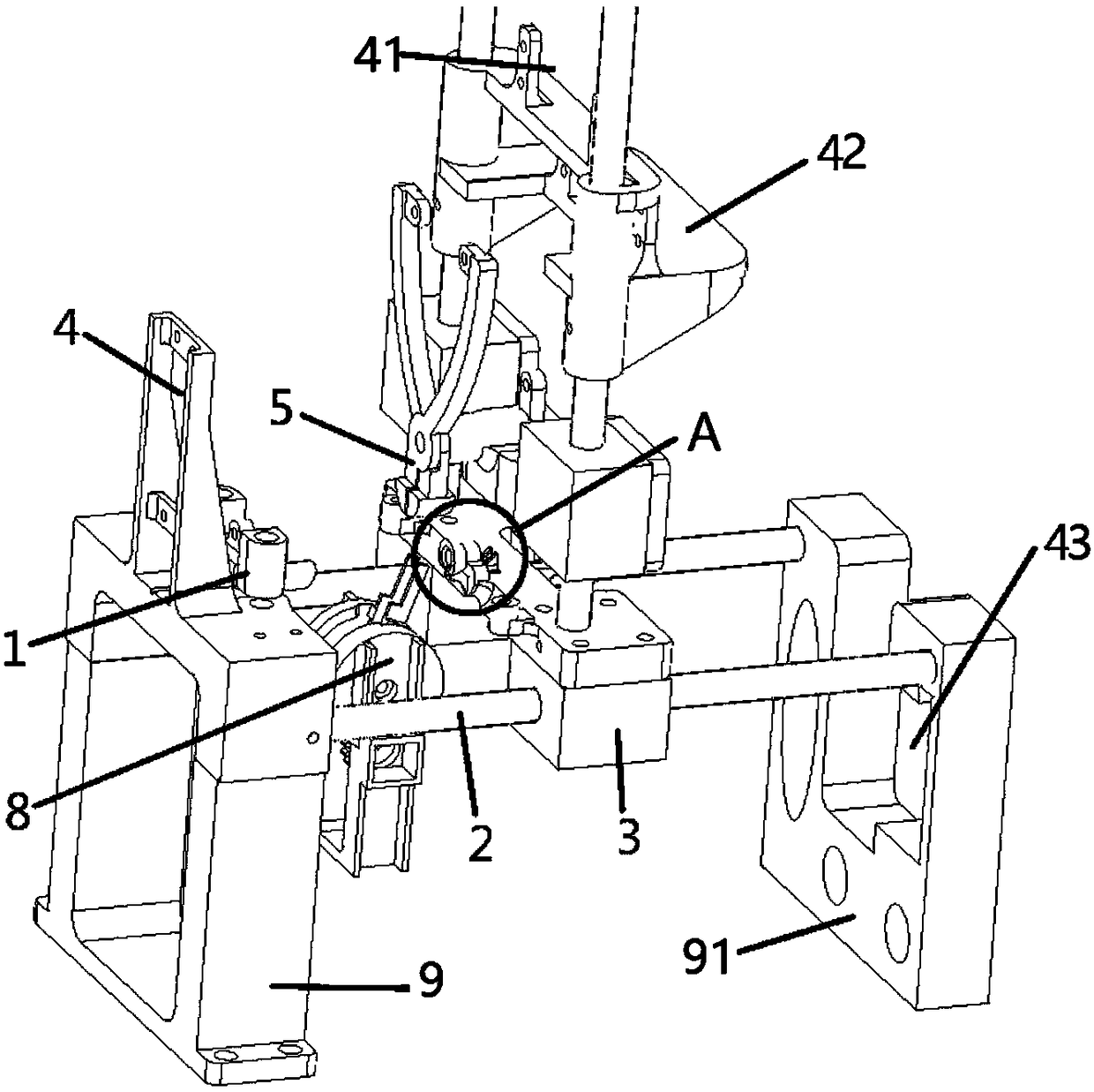 Automatic line stripping and cap pressing machine