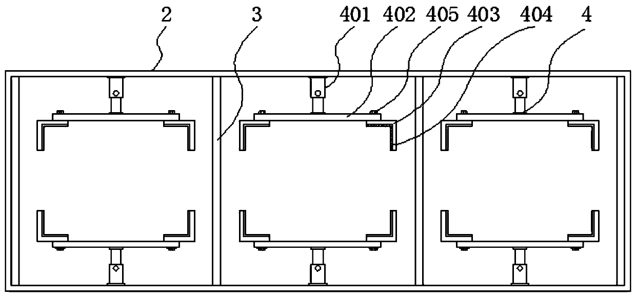 Stamping device with stamping terminal capable of being subjected to shape fixing and position fixing and machining process thereof