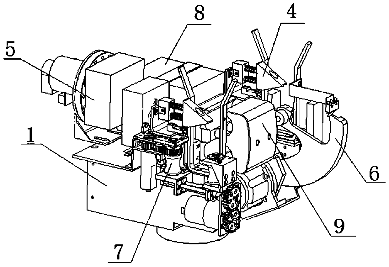 Special tool for 10KV circuit live-wire work robot drainage wire connecting work