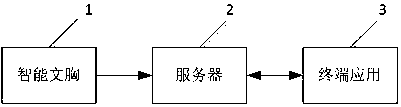 Breast monitoring early warning system based on NB-IOT and monitoring method thereof