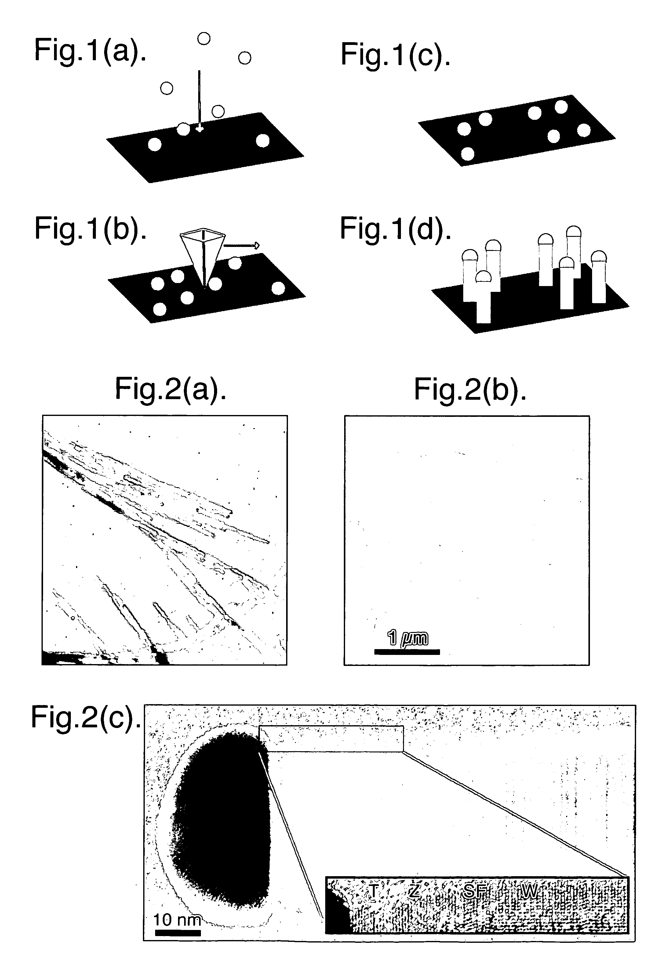 Nanostructures and methods for manufacturing the same