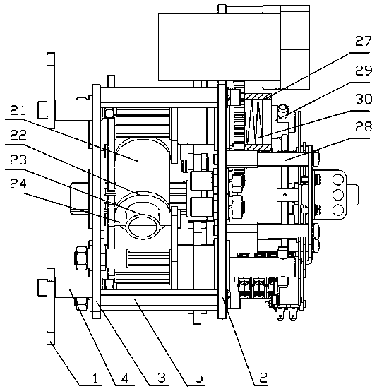 A three-position spring operating mechanism