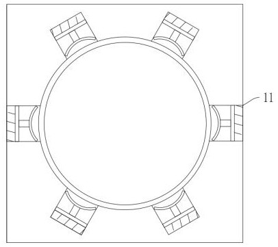 Machining device for production of sprinkling irrigation device