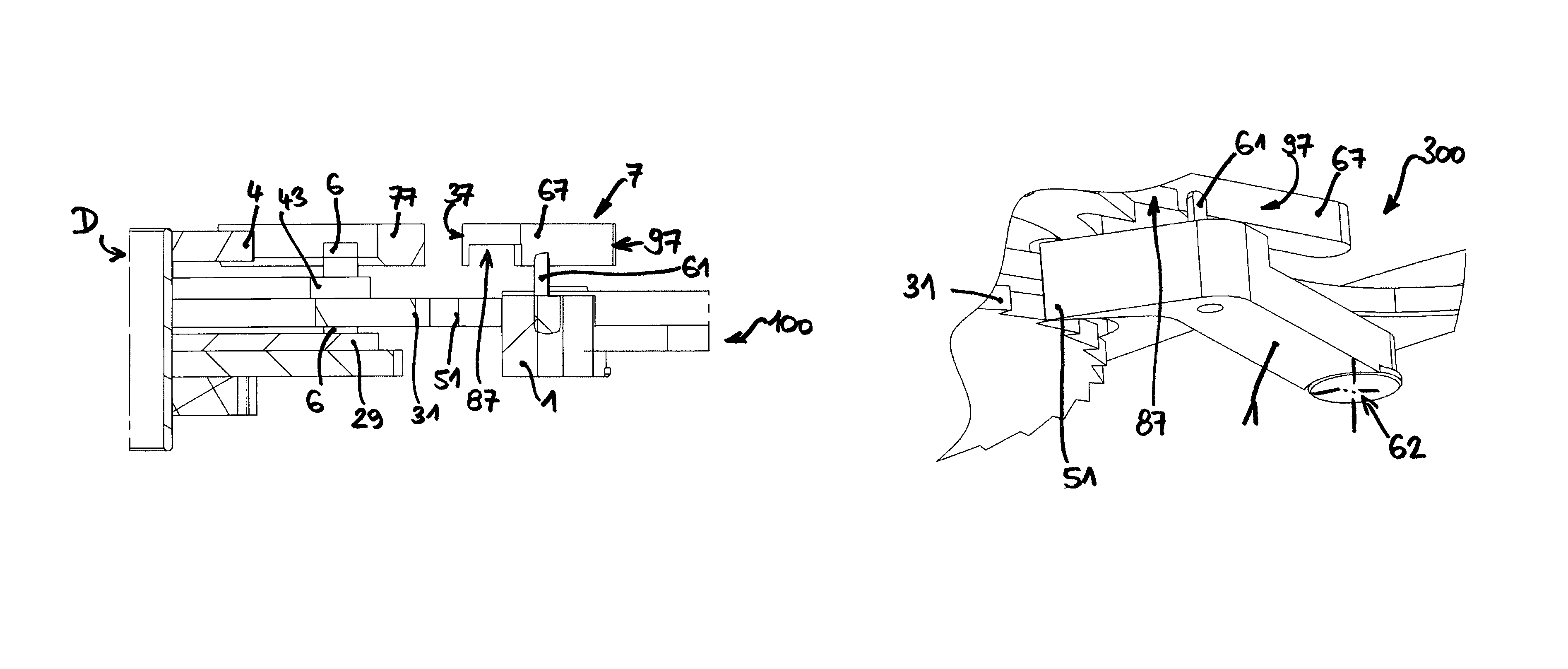 Instantaneous single click perpetual date mechanism