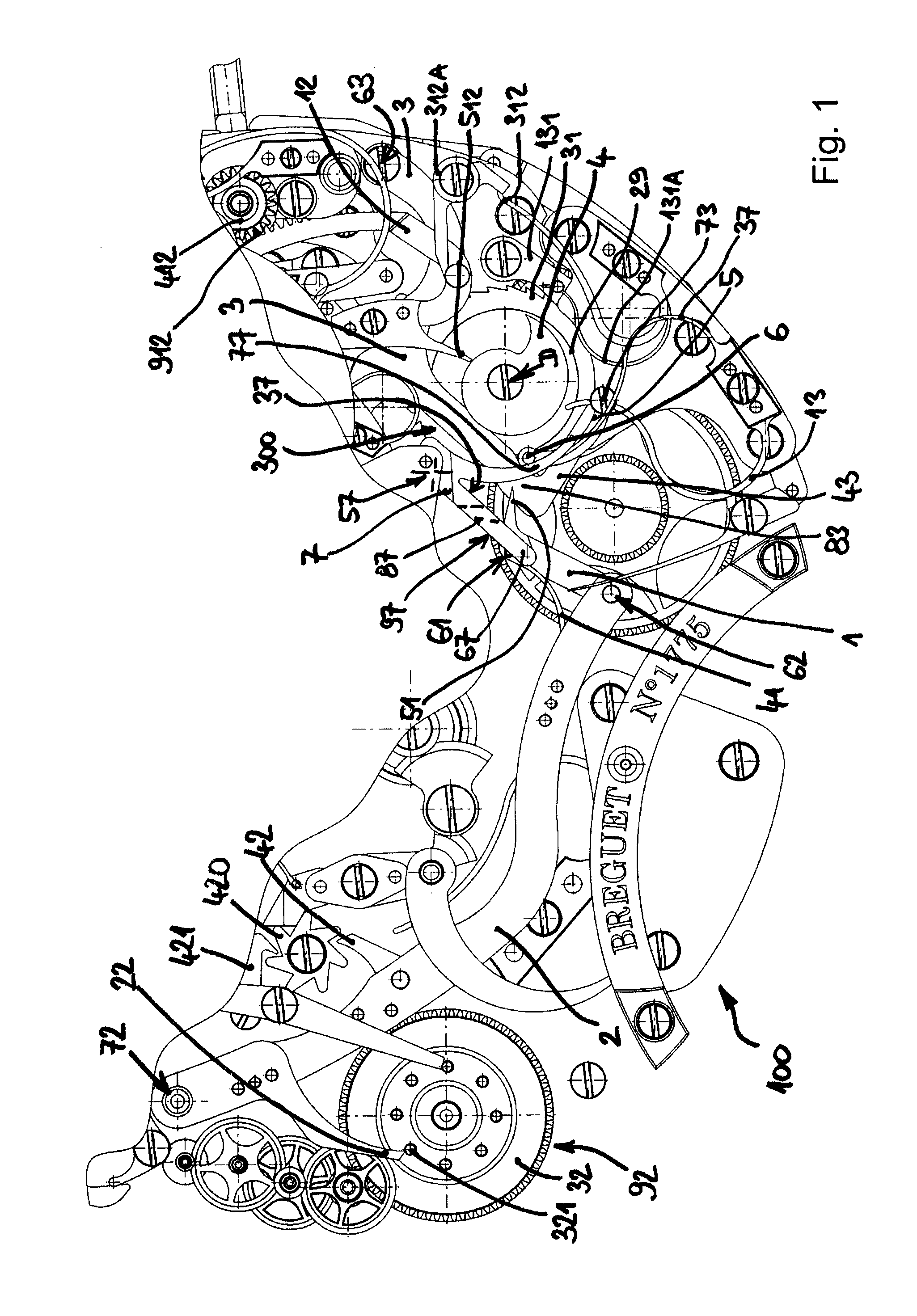 Instantaneous single click perpetual date mechanism