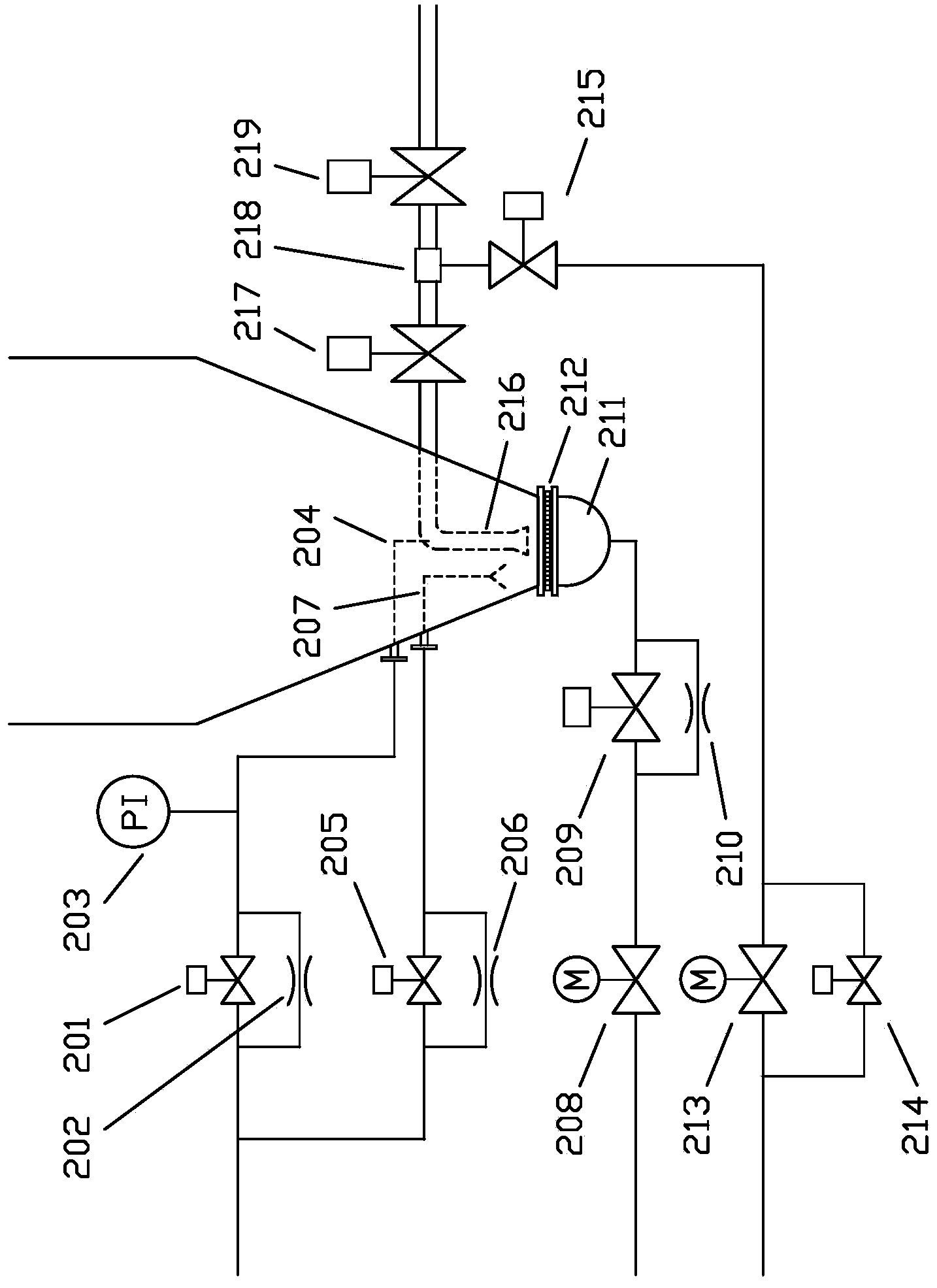 Blowing rate adjusting system for pulverized coal blowing tank