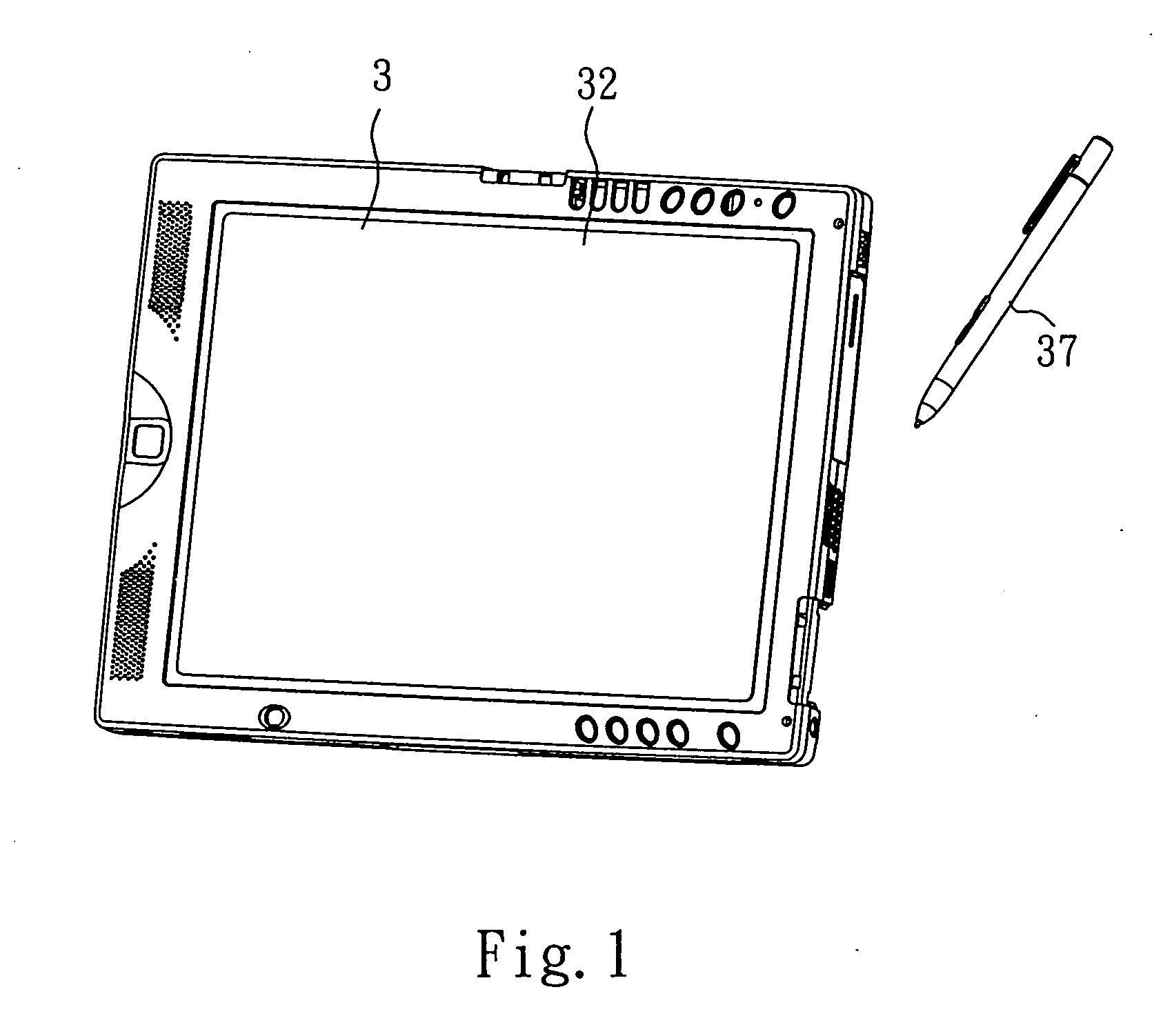 Portable computer and portable docking station arrangement