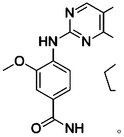 Application of a composition in the preparation of drugs for the treatment of gefitinib hepatotoxicity