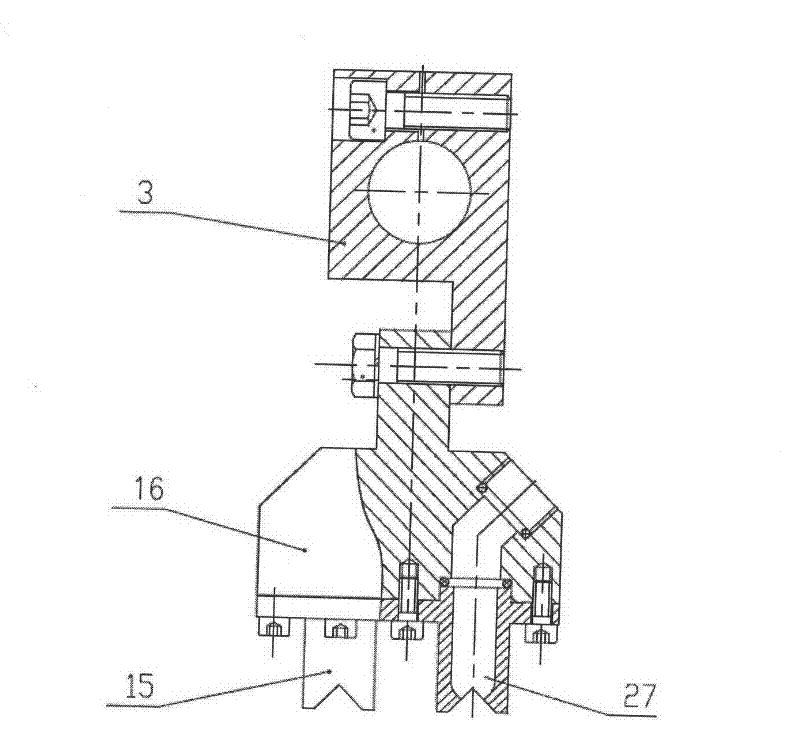 Vertically lifting type antifreeze solution spraying device and use method thereof