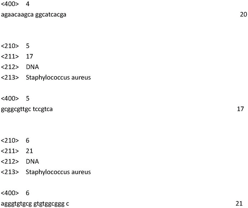 Kit and method for detecting staphylococcus aureus and integron in food