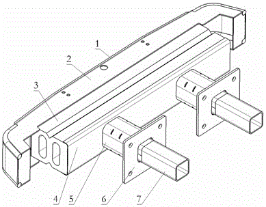 Front-end buffer device for streetcar