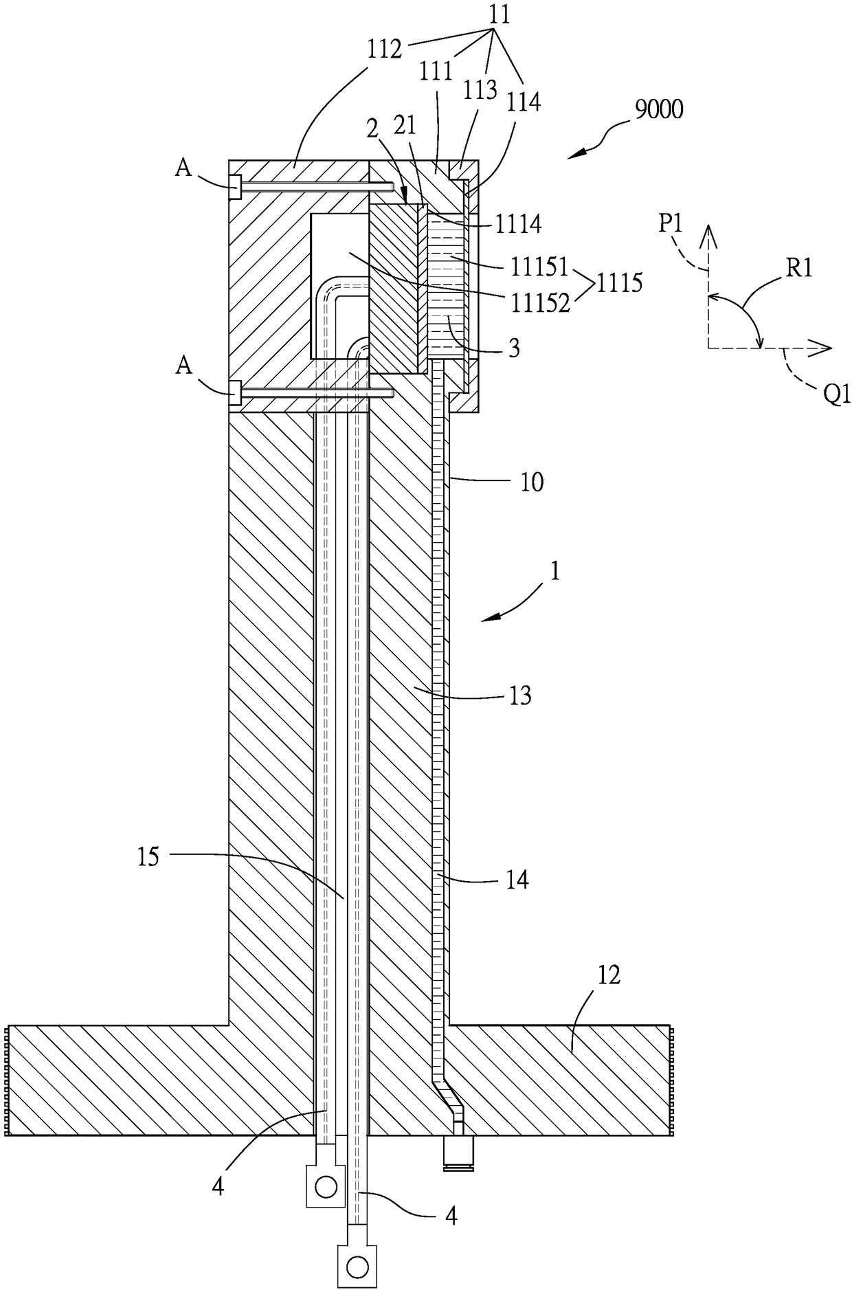 Invasive dig angle shock-wave apparatus