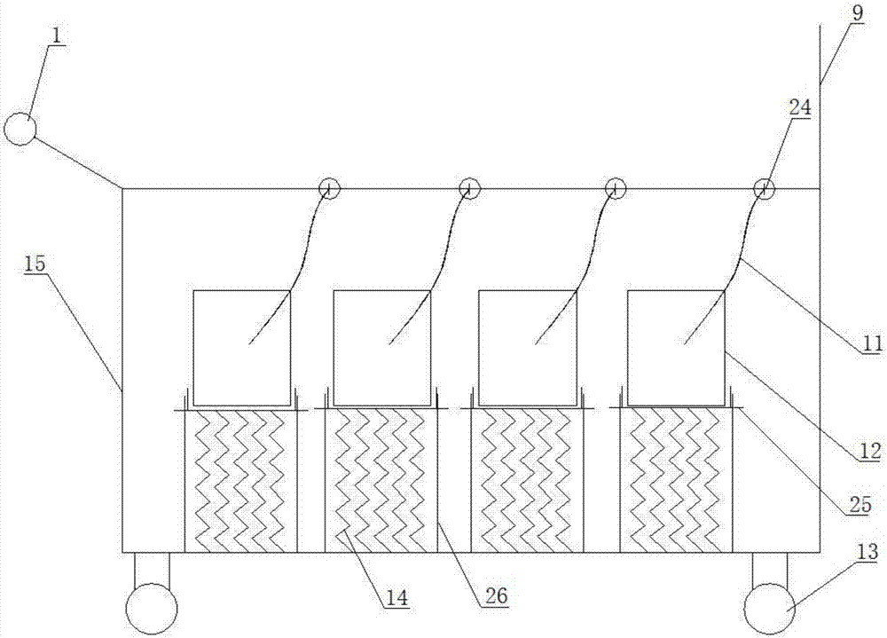 Automatic grading device and application thereof for apple picking