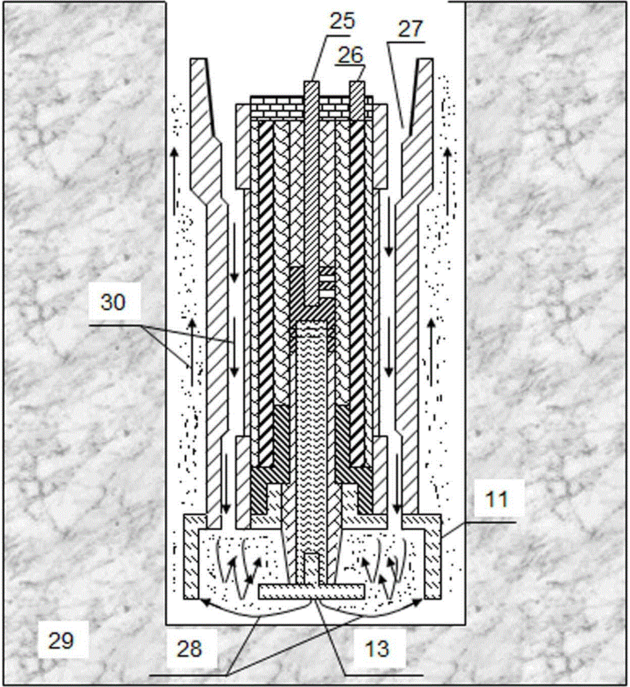 Plasma drilling bit