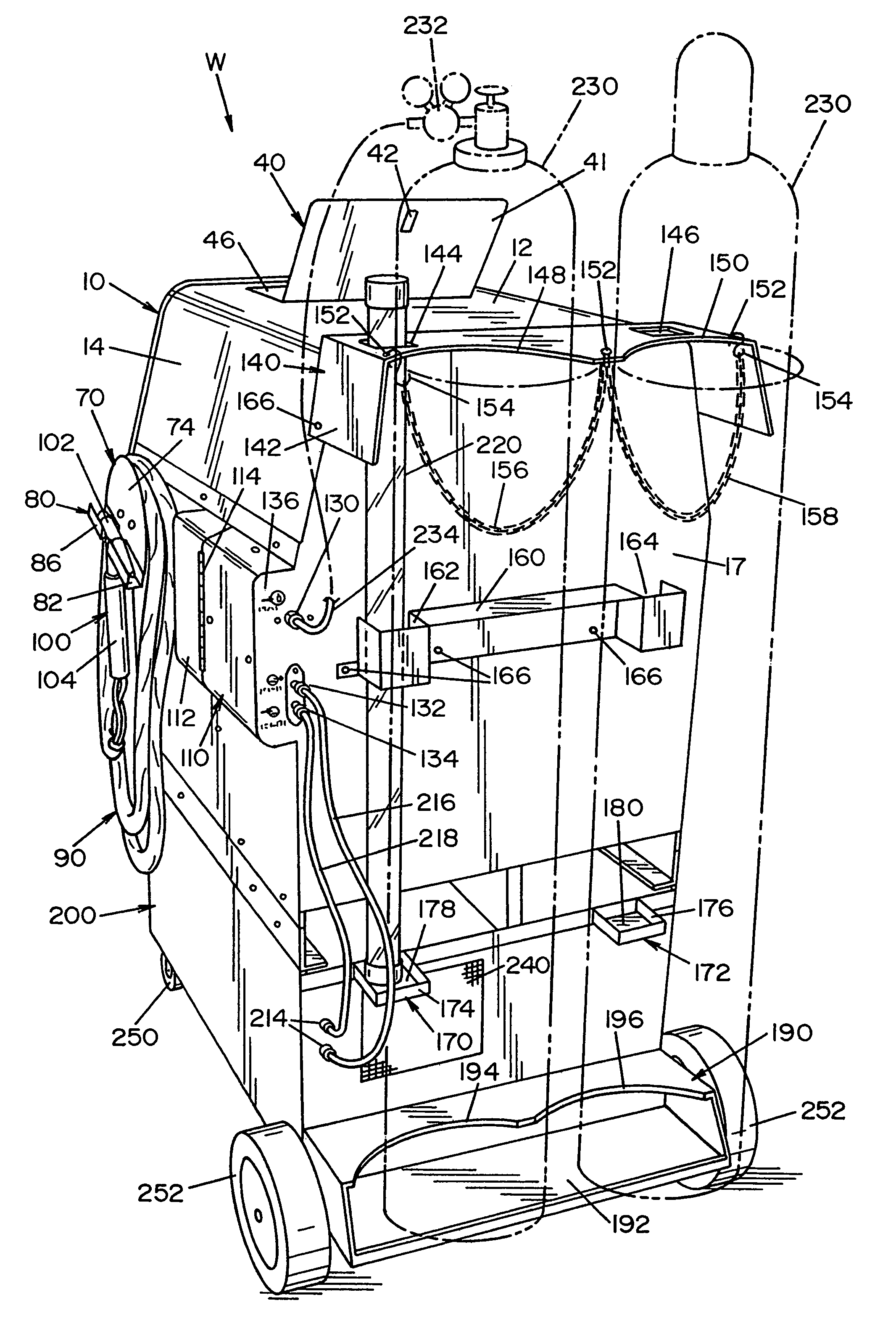 Welding accessory arrangement